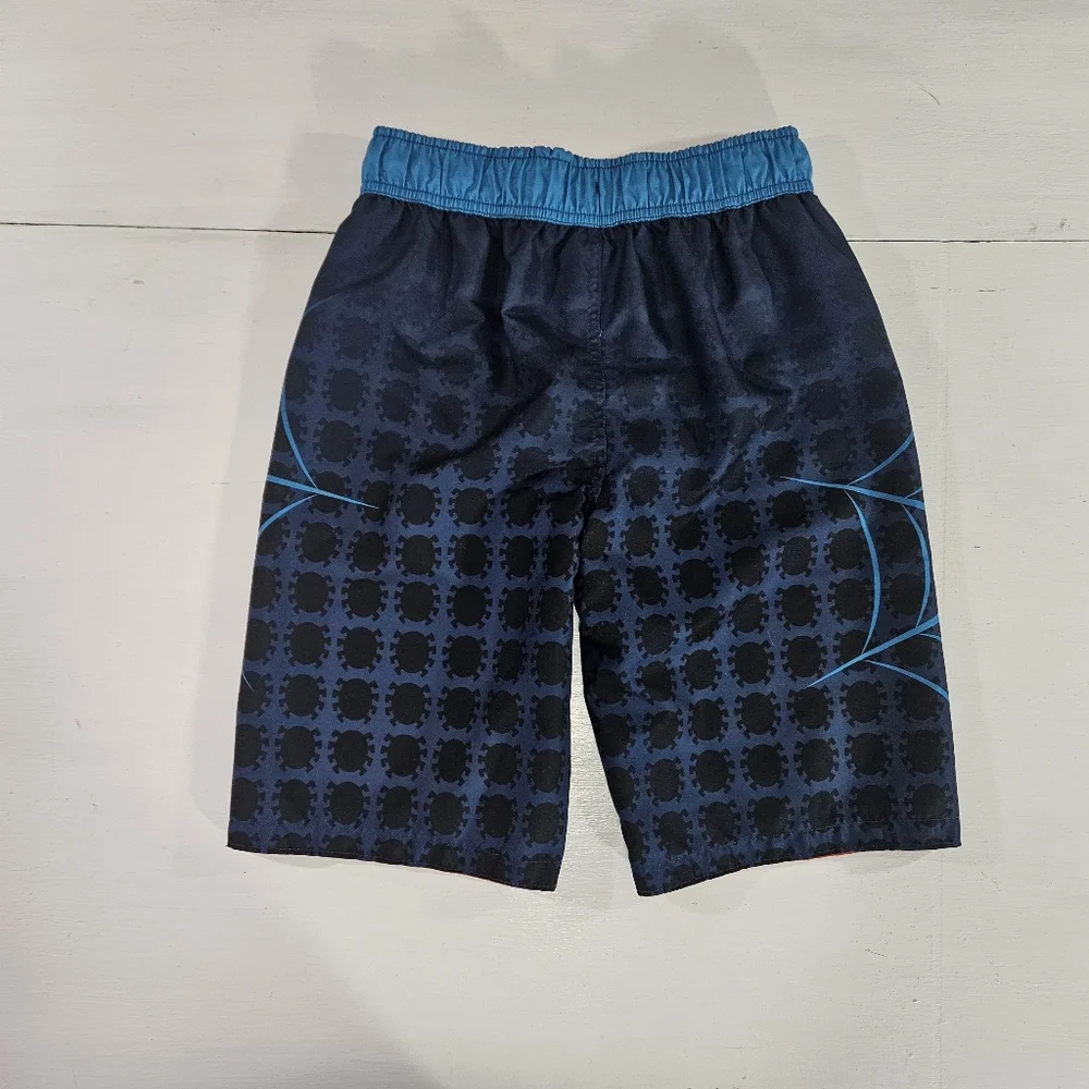 Marvel Spiderman swim trunks boys size large